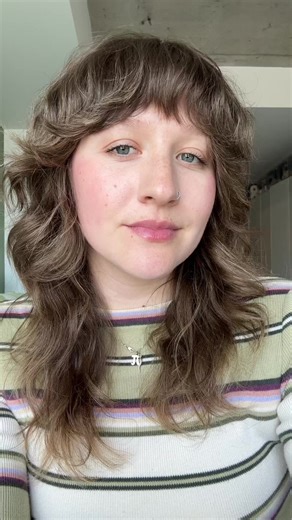 The only way to face framing waves is with scissors!!! #wavyshag | Wavy Hair