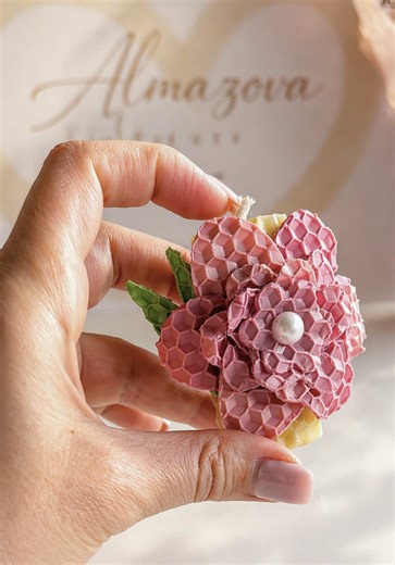 DIY Camellia Flower Candle Tutorial
