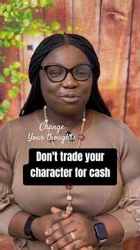 Don’t Trade Your Character for Cash (A Biblical Warning About Your Career) #christianmotivation
