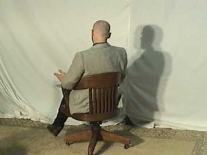 Mission Oak Swivel Office Chair