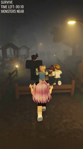 MONSTERS ARE NEAR… RUN! 😱 | Roblox Survival #roblox #cute #funny #robloxedit #pandarelikidstv