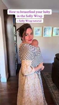 How to Breastfeed in a Solly Wrap: Step-by-Step Tutorial 🤱🏻 #Shorts