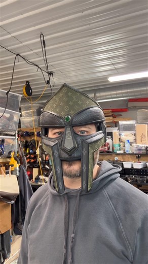 Upcycled Lux Doom Mask Inspired by MF DOOM