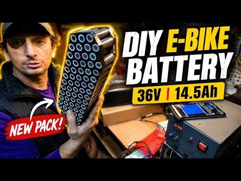 How to build an e-bike battery | DIY E-Bike Battery Build 36V 14.5Ah