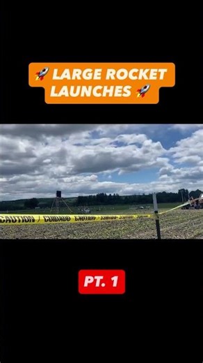 High Power Rocket Compilation Pt. 1 #modelrocketlaunch #modelrockets #rocketlaunch #hobbyrocketry