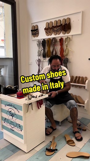 Custom Italian Sandals: The Perfect Souvenir from Italy