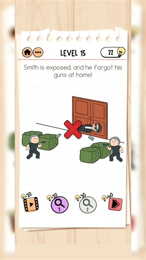 Brain test 2 Agent smith level 15 complete ✅ #viral #funny