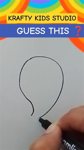 Guess 🤔 This Drawing ❓| How To Draw A Mango 🥭 For Kids #shorts #fruit #mango