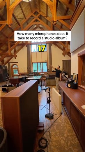 How many mics does it take to record an album? #shorts