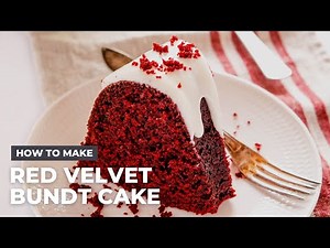How to Make Red Velvet Bundt Cake | Valentine's Day Dessert ♥️