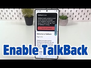 Samsung Galaxy S25 Ultra Guide - Easy Steps to Enable TalkBack