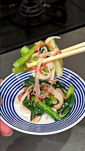 [Komatsuna] A simple and delicious komatsuna salad recipe