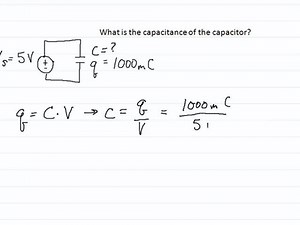 How to calculate the capacitance of a Circuit