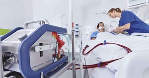 ECMO machine at Sentara Norfolk General Hospital treating the sickest of COVID-19 patients