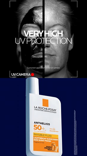 Anthelios Invisible Fluid. Our most efficient protection. High UVA/UVB SPF50 DISCLAIMER: Always read the label and follow the directions for use. Wear protective clothing, hats, and eyewear when exposed to the sun. Prolonged sun exposure should be avoided. Frequent use and re-application in accordance with directions is required for effective sun protection | La Roche-Posay