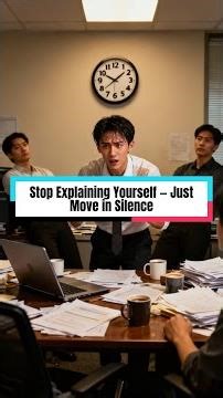 Stop Explaining Yourself — Just Move in Silence