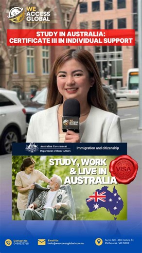 Certificate III in Individual Support – your gateway to a career that truly changes lives! 💙 Gain hands-on skills for aged care, disability, and community support — industries that are growing fast across Australia. 📍 Study in major cities like Melbourne, Sydney, Brisbane, Perth & more 📅 Flexible monthly intakes 🕒 12–24 months study duration 💰 Affordable tuition from $7,000–$10,000 annually With Australia’s ageing population, the demand for skilled carers has never been higher. ✨ This is yo