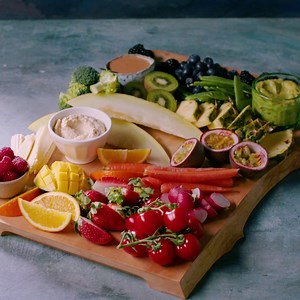 Looking for some January recipe inspiration? ✨ Why not recreate this bright & colourful platter of fresh fruit and vegetables? Everything you need is available in your local Lidl 🥑🍊🍓🥬 | Lidl Ireland