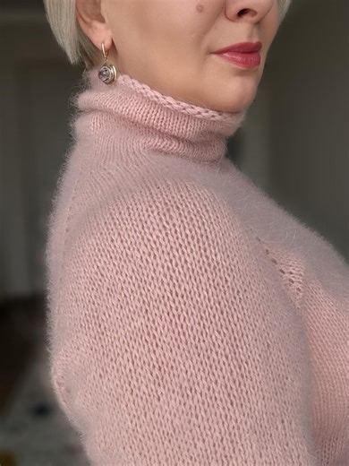 Аngora Sweater, Аngora Turtleneck Knit Sweater for Women, Fluffy Cozy Sweater, Angora Wool Sweater - Etsy