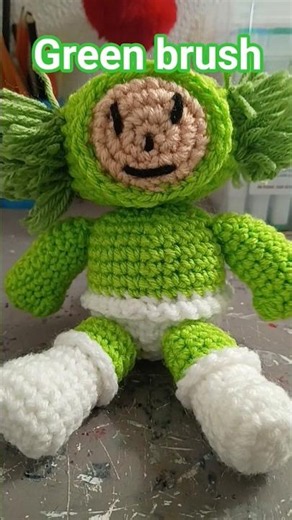 Green Brush crochet #crochet #greengang #theboys