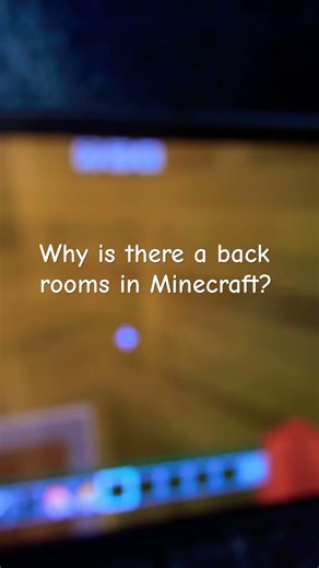 Guys, I think I need please. I’m stuck in the back rooms in Minecraft ￼￼
