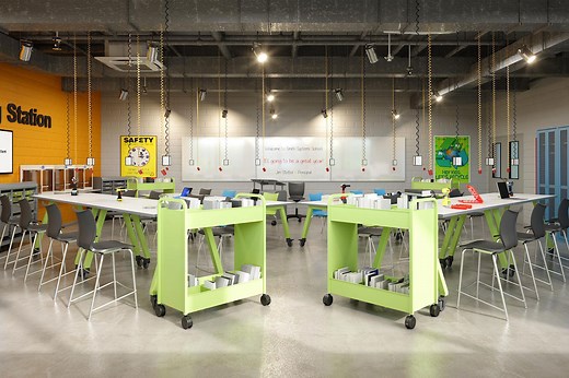 School Makerspace Furniture and Makerspace Environments - Smith System