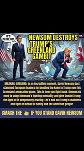 Smash the 💙 if you stand with Gavin Newsom! Read our full story here: https://open.substack.com/pub/demwinsmedia/p/breaking-newsom-slams-european-leaders?r=ac9ay&utm_medium=ios&shareImageVariant=overlay | Democratic Wins Media