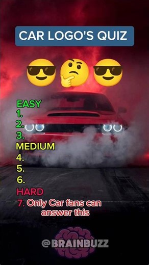 Only real car guys can guess all these logos! 🚗💥 #shorts