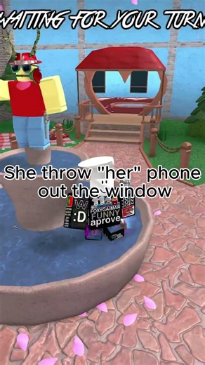 She throws "her" phone out the window! #mm2 #roblox