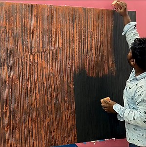 414K views · 6.8K reactions | Wall Texture design making for interior#everyone #artwork #omPaintingWorks #highlight #painting #design #homedecor #WallArt #HomeDecor #InteriorDesign #HouseOfTheDragon | Om painting works | Facebook
