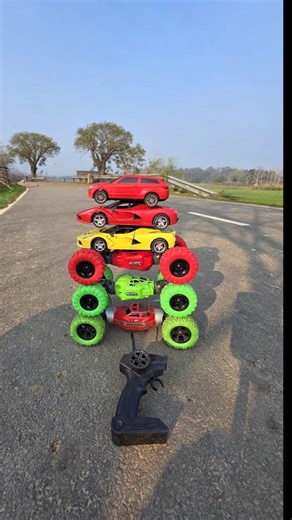 Remote control Six Car Hath Aaya Kya Tower Se Kya Ye Girega? 🤔