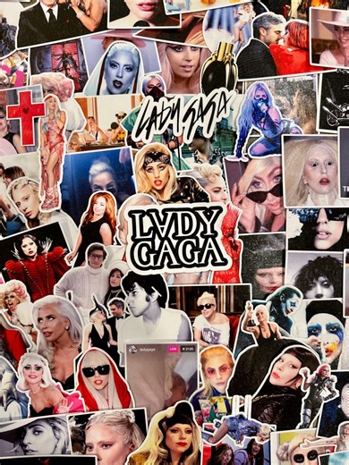 Lady Gaga Sticker Packs - Etsy