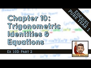 Trigonometric Identities & Equations 12 • More examples: using your calc, Desmos • P1 Ex10D • 🚀