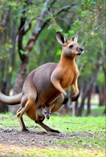 This Is How Kangaroos Really Live! 🦘#rescue #animals #wildlife