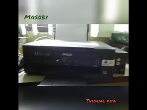 Tutorial pengisian tinta epson l210, l220, l360 ( Tutorial refill ink epson L 210, 220, 360 )