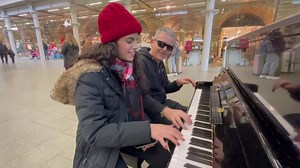 276K views · 4.7K reactions | Red Hat girl plays piano blues for the first time | Dr K Boogie Woogie | Facebook