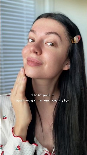 Glowy skincare routine 💧 hydration, dewy skin, toner pads