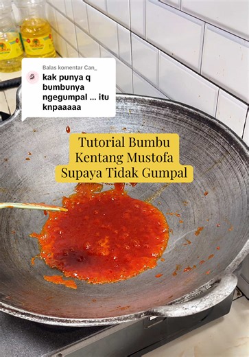 Membalas @Can_ sedikit tips supaya bumbu tidak menggumpal kak ☺️