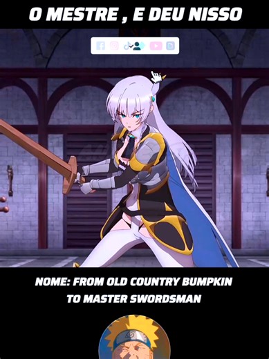 A comandante desafiou o mestre, e deu nisso. From Old Country Bumpkin to Master Swordsman (em português: De Caipira a Mestre Espadachim) conta a história de Beryl Gardinant, um espadachim de meia-idade que vive tranquilamente ensinando em um dojo rural, mas tem sua vida virada de cabeça para baixo quando é convocado para ser instrutor especial dos cavaleiros na capital, descobrindo que seus antigos e talentosos alunos precisam de seus ensinamentos, apesar de sua vida pacata. Sinopse Detalhada: P