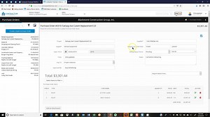 Creating Purchase Orders with Contractor Foreman