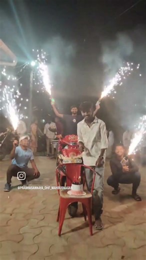 chatrapathi 9th Birthday Celebrations 👏🎂🛵