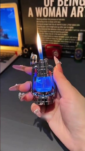 ✅ Product Link in Bio ( # 2640 ) - Mini Retro Flame Lantern Torch Lighter