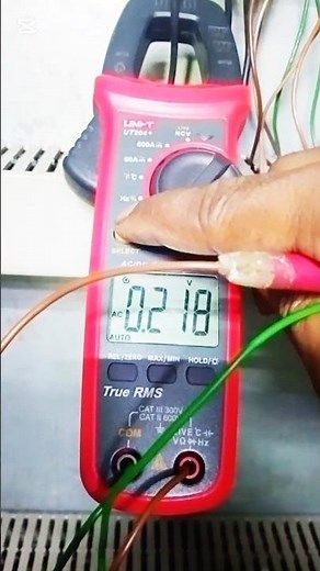 How to measure AC voltage by digital clamp meter#short #voltagemeter #clampmeter #digitalmultimeter