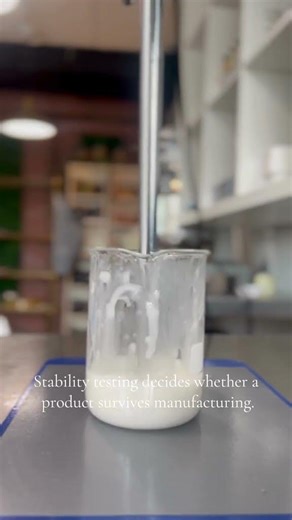 Stability testing decides whether a product survives manufacturing