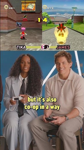 Sonic 3 cast plays City Escape in Sonic Adventure 2: Battle! #sonicmovie3 #sonicadventure2 #gameplay