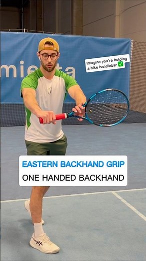 How to Hit The One Handed Backhand (Eastern Grip) #tennisbackhand #backhand #tennis #tennisshorts