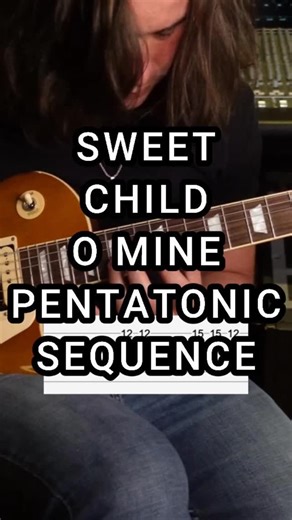 Alex Donaldson - LVLupGTR.com | Learn the pentatonic sequence to the Sweet Child O Mine guitar solo with this guitar lesson #guitar #guitarist #guitarplayer #guitarlessons... | Instagram