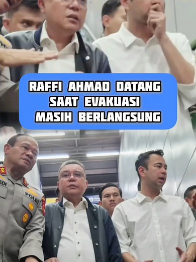 Raffi Ahmad di Lokasi Kecelakaan Kereta Bekasi: Hadir untuk Kemanusiaan