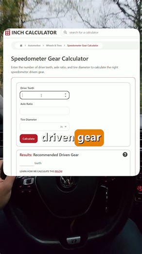 🚗 Changed your tires or transmission and your speedometer is off?