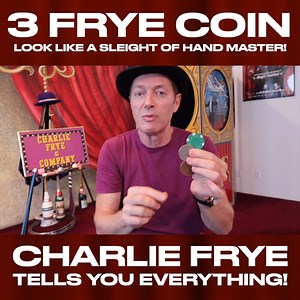 46 reactions · 12 shares | Charlie Frye tells you EVERYTHING about his 3 FRYE COIN. This devious new coin set allows you to perform the classic 3 Fly effect with 3 different coins..yes really! Is it easy? What comes with it? How are the angles? Get all the answers you're looking for right here! 3 FRYE COIN is available now from magic shops worldwide #magic #sleightofhand #amazing #magician | Murphy's Magic Supplies, Inc. | Facebook